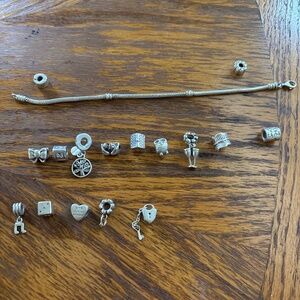 Pandora bracelet WITH charms